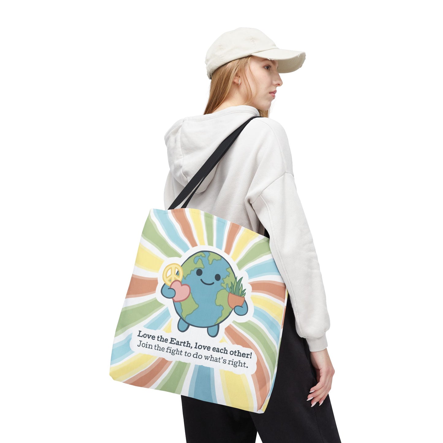 Love the Earth - polyester tote