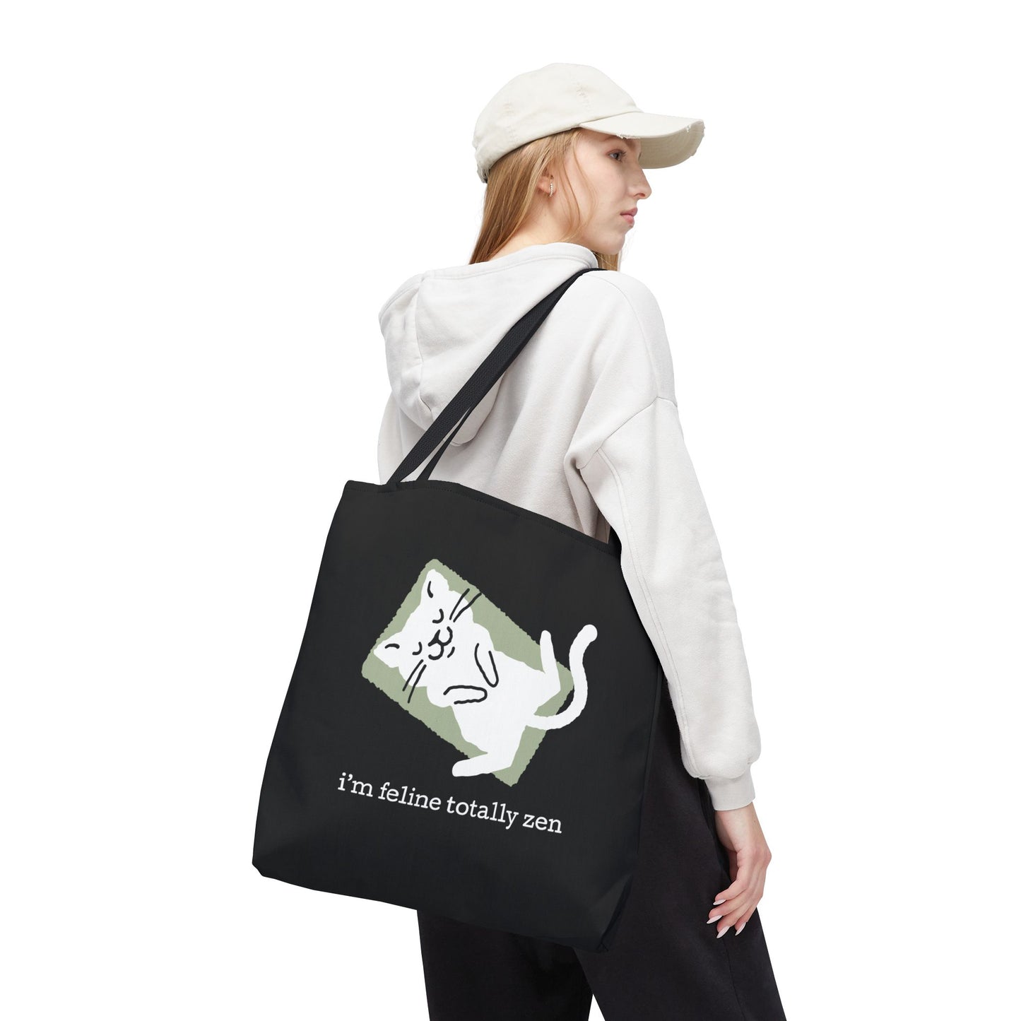 Feline Zen - Tote - Black