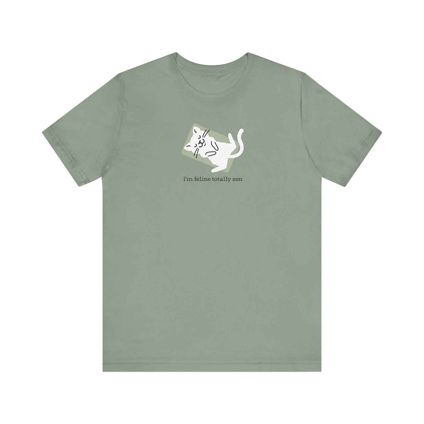 Feline Zen — Yoga Cat Tee