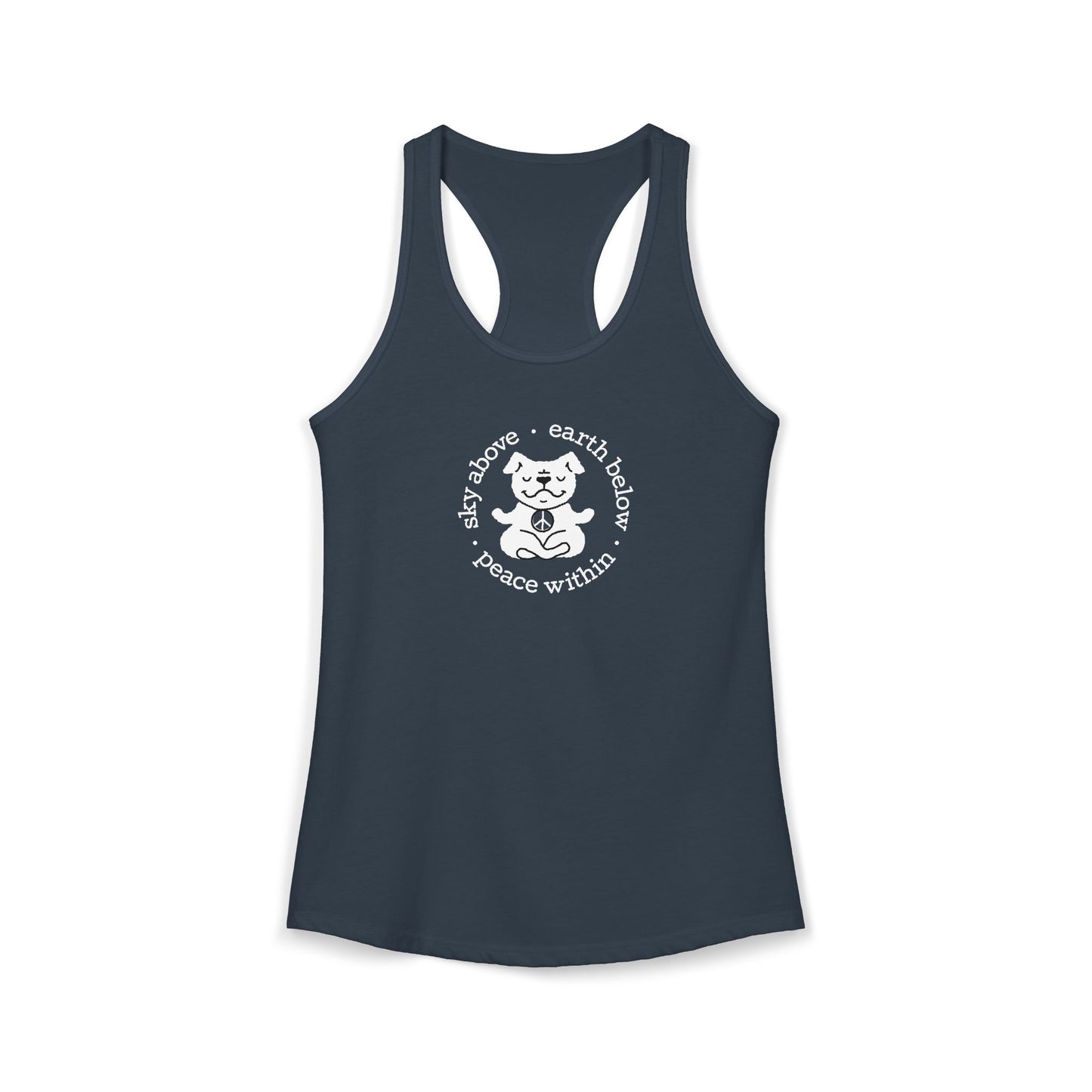 Peace Within Dog – Racerback