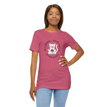 Peace Within Cat – Tee