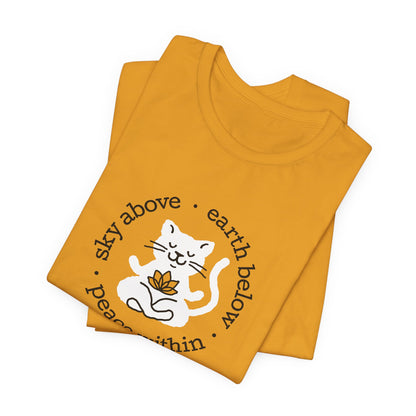 Peace Within Cat – Tee