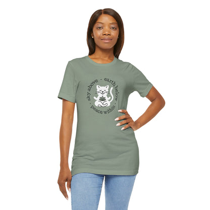 Peace Within Cat – Tee
