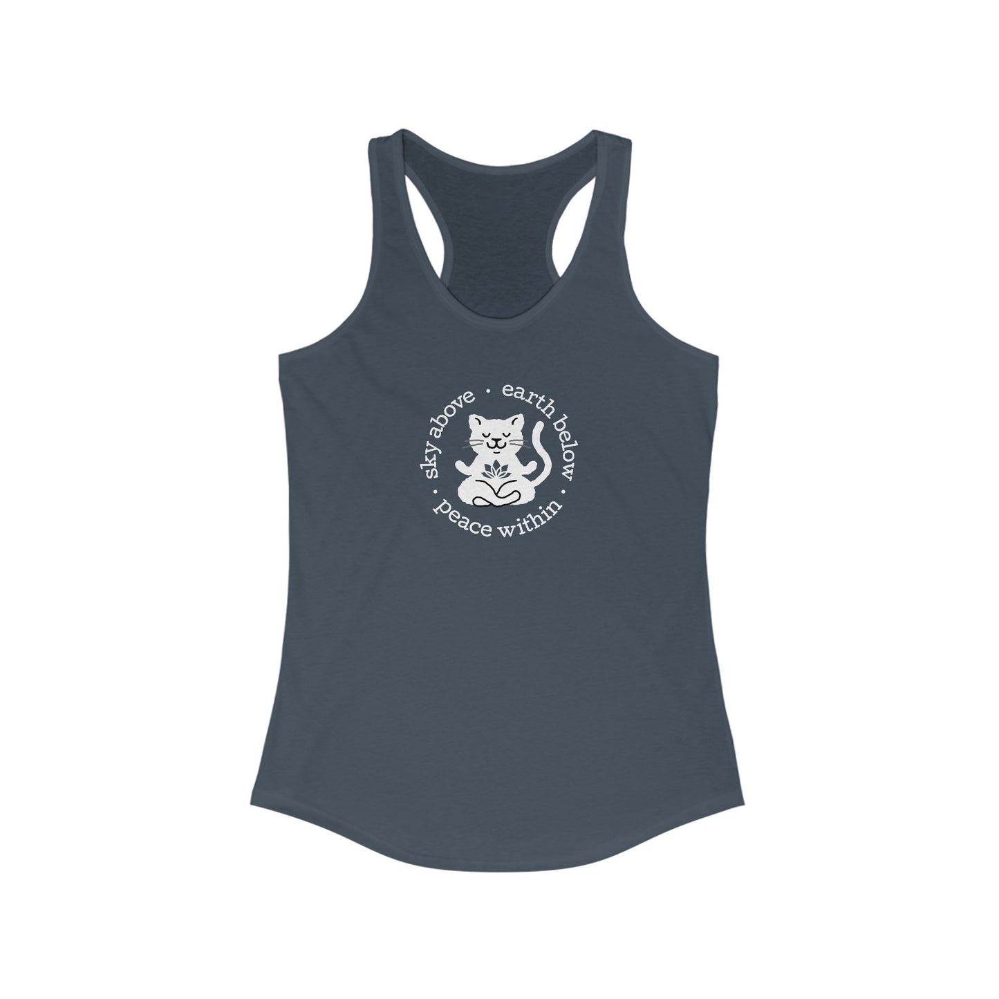 Peace Within Cat – Racerback