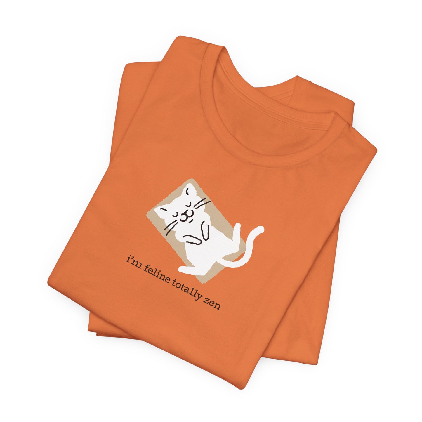 Feline Zen — Yoga Cat Tee