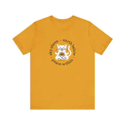 Peace Within Cat – Tee