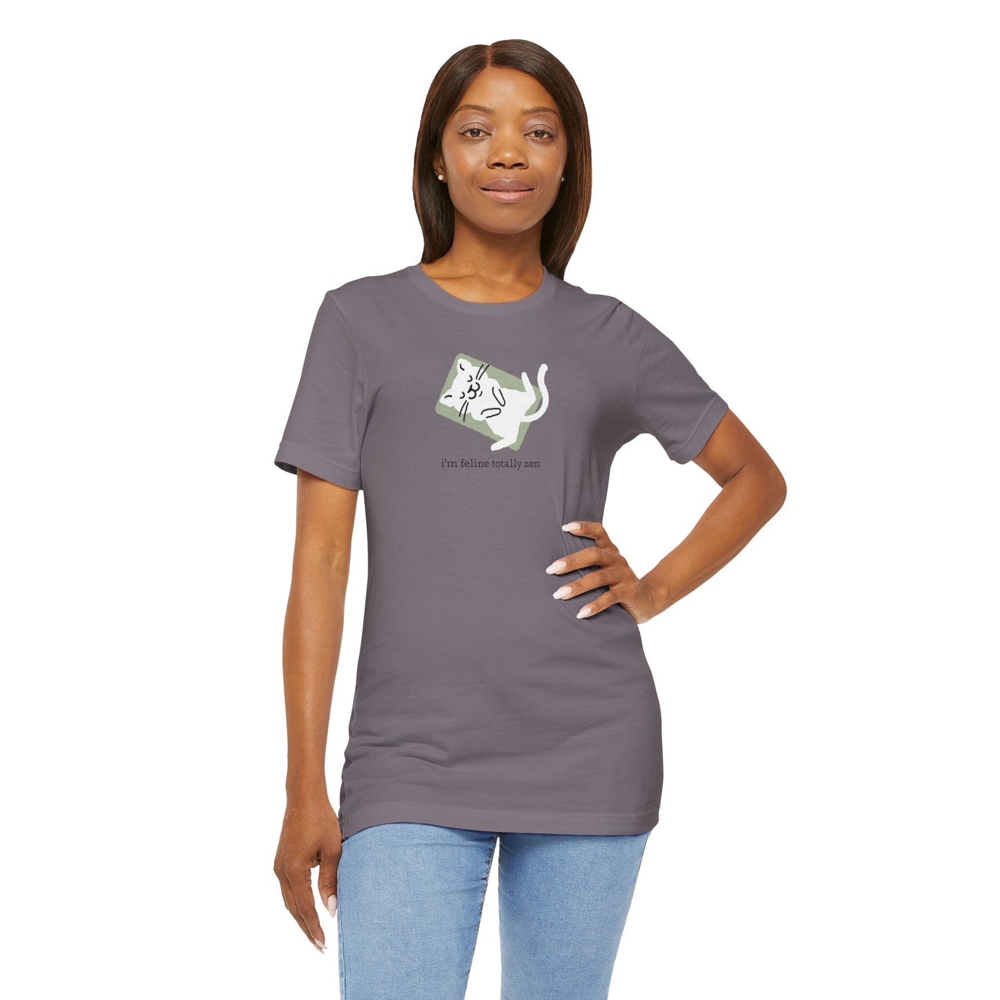 Feline Zen — Yoga Cat Tee