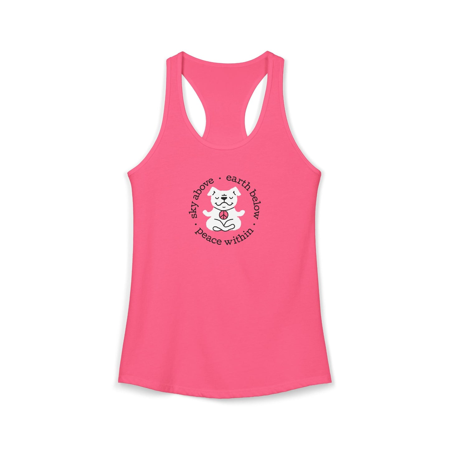 Peace Within Dog – Racerback