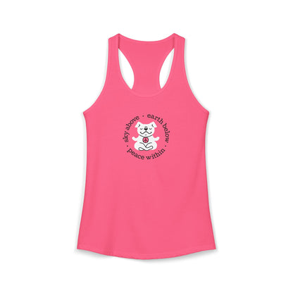 Peace Within Dog – Racerback