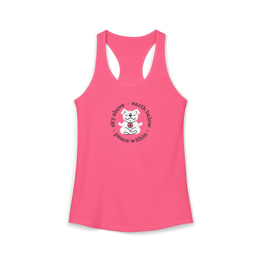 Peace Within Dog – Racerback