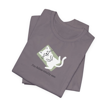 Feline Zen — Yoga Cat Tee