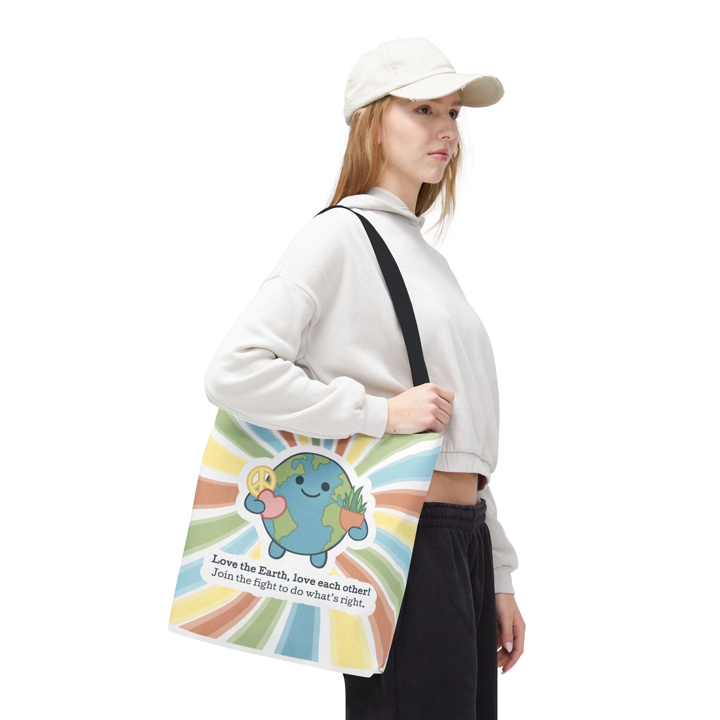 Love the Earth - polyester tote