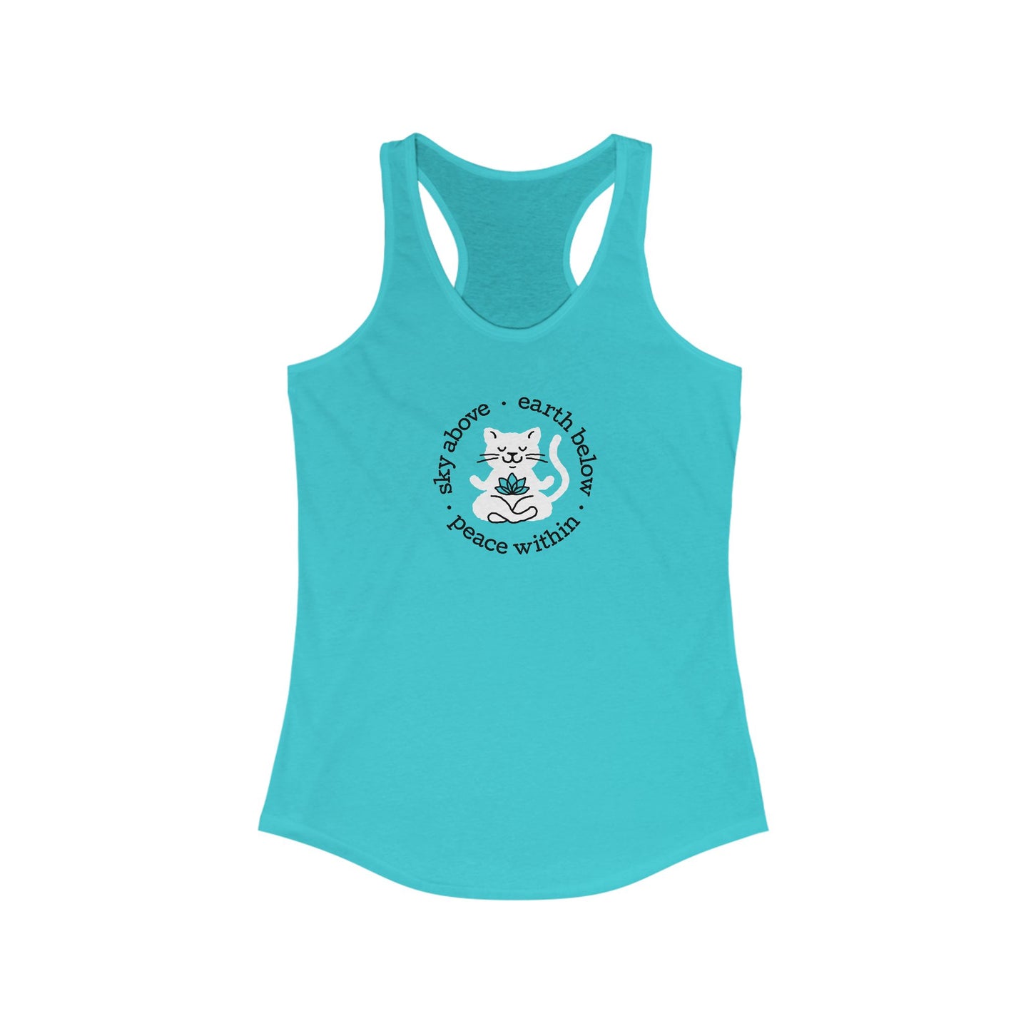 Peace Within Cat – Racerback