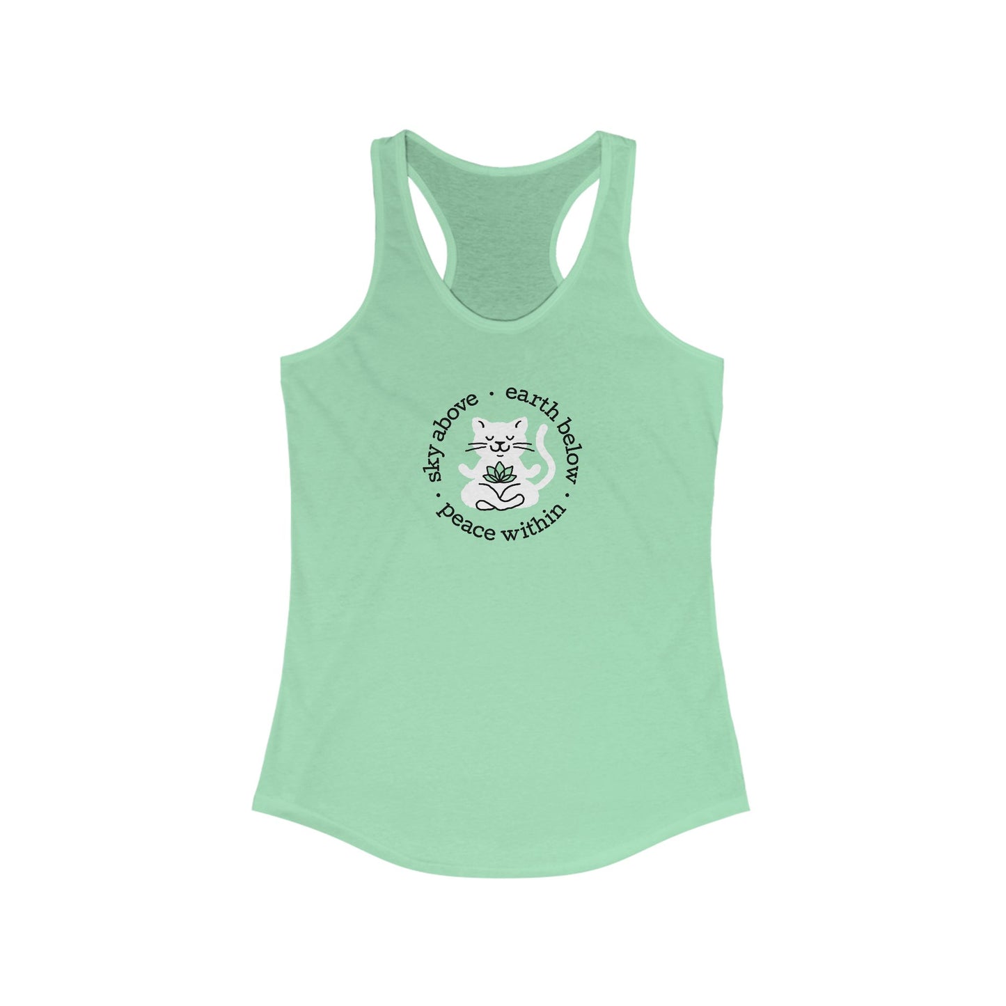 Peace Within Cat – Racerback