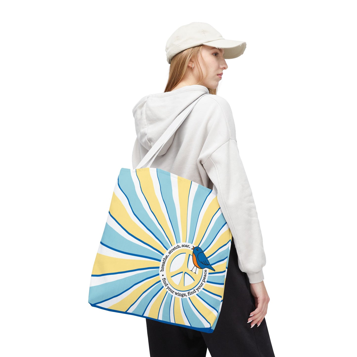 Breathe, Stretch, Soar - Tote
