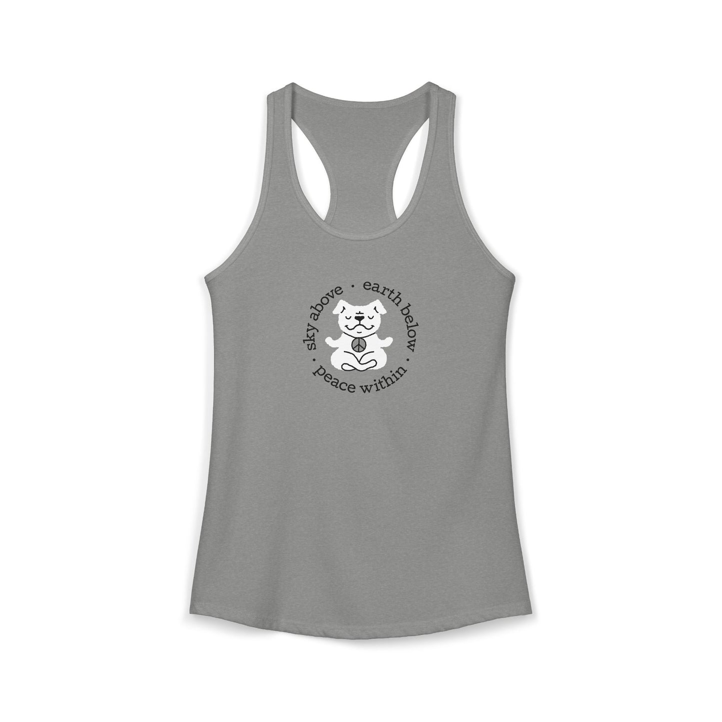 Peace Within Dog – Racerback