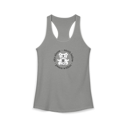 Peace Within Dog – Racerback