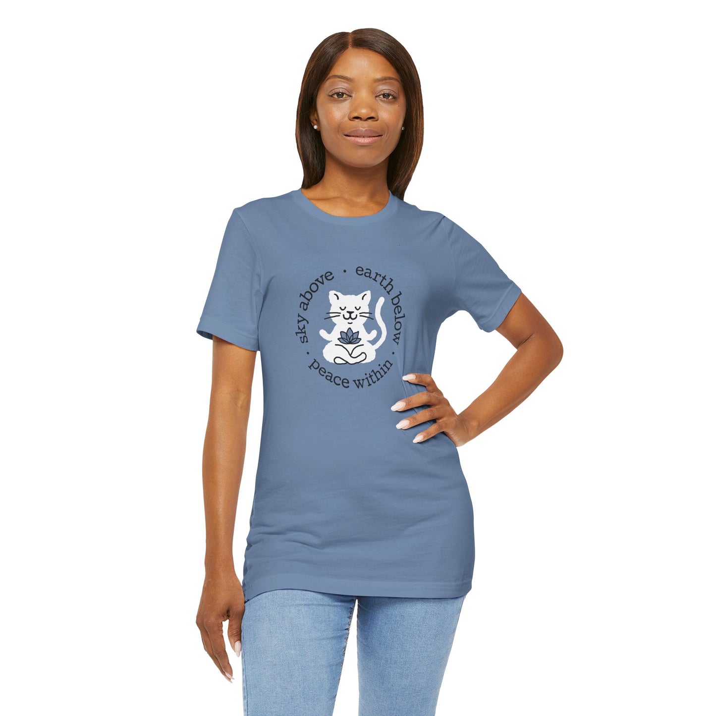 Peace Within Cat – Tee