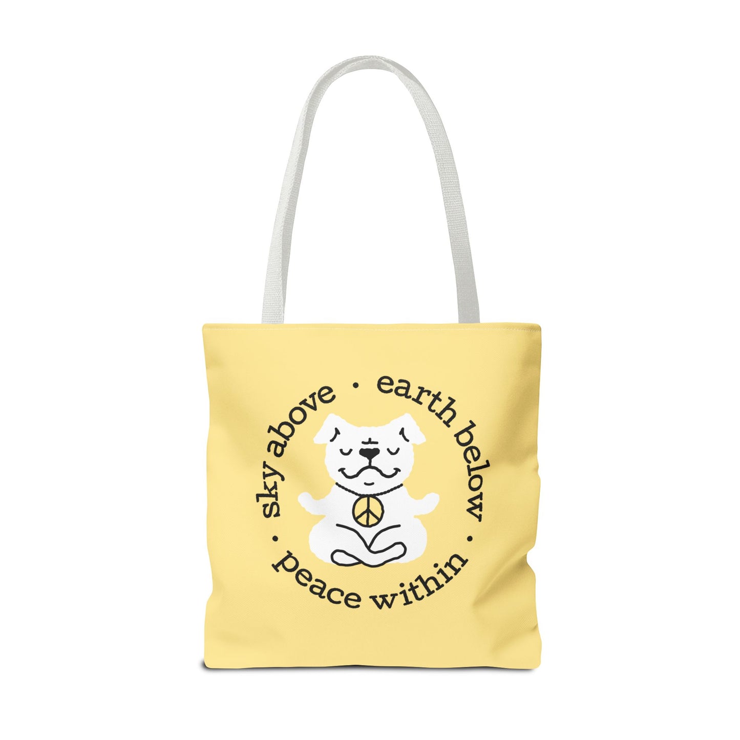 Peace Within Dog – Tote - Butter