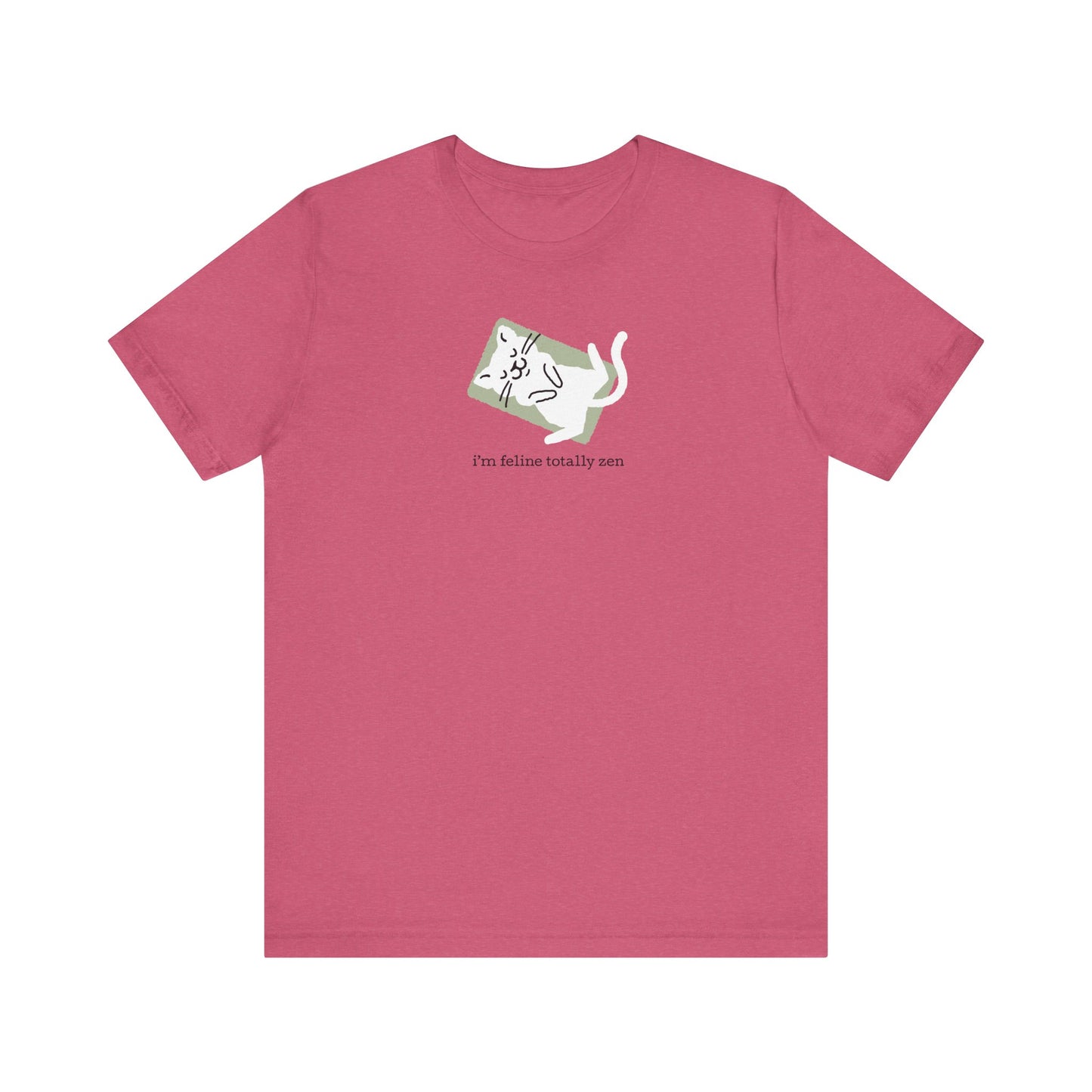Feline Zen — Yoga Cat Tee