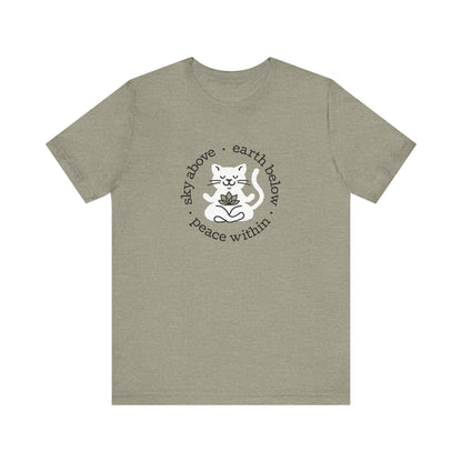 Peace Within Cat – Tee