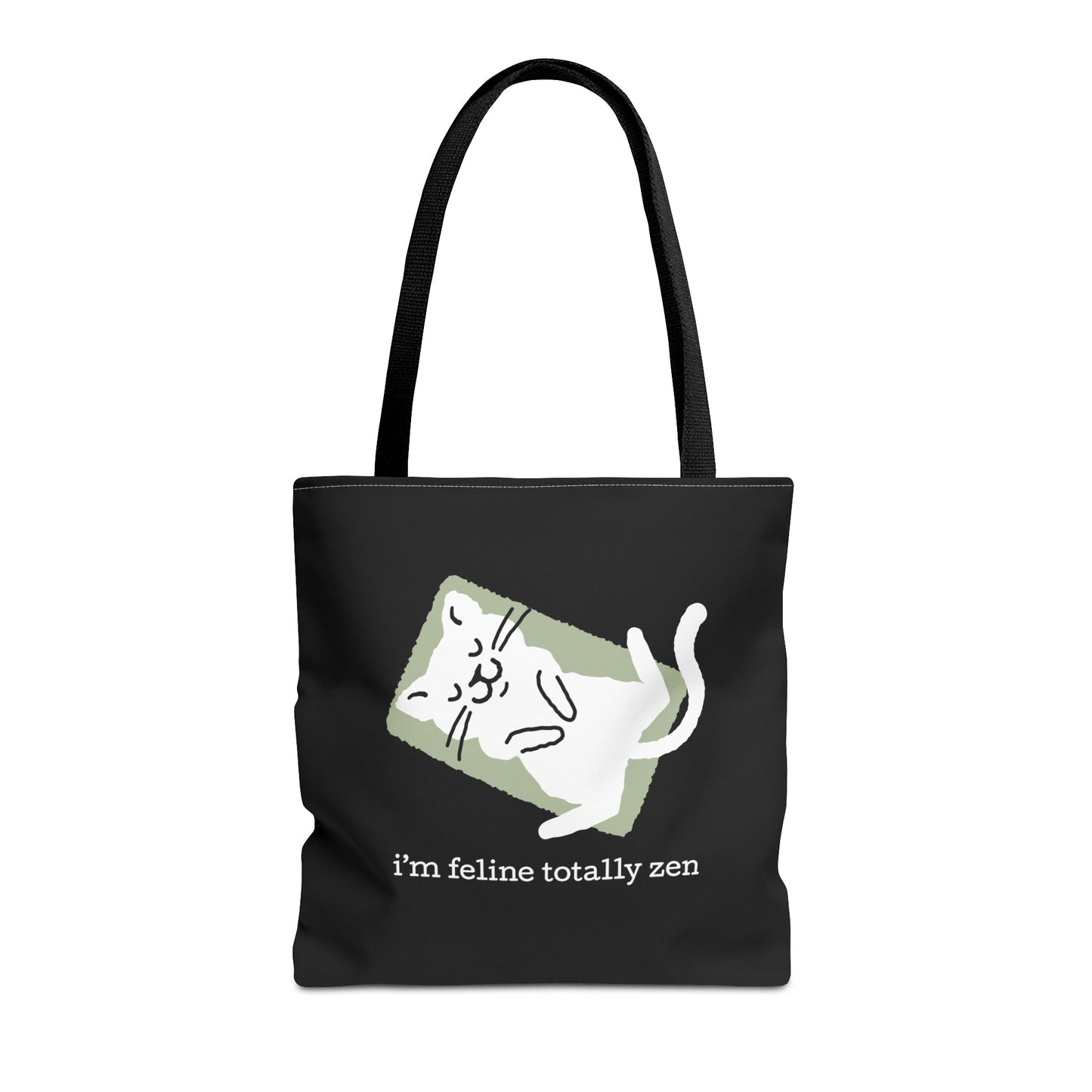 Feline Zen - Tote - Black