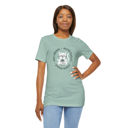 Peace Within Cat – Tee
