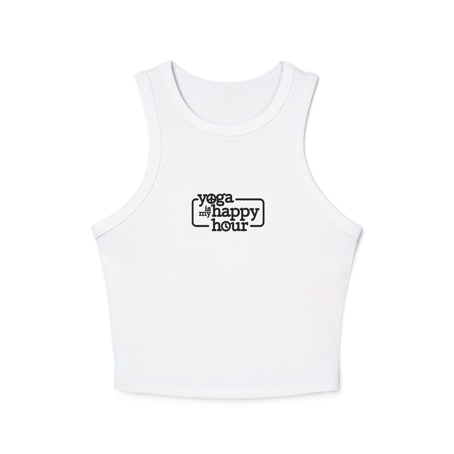 Yoga is My Happy Hour - crop tank