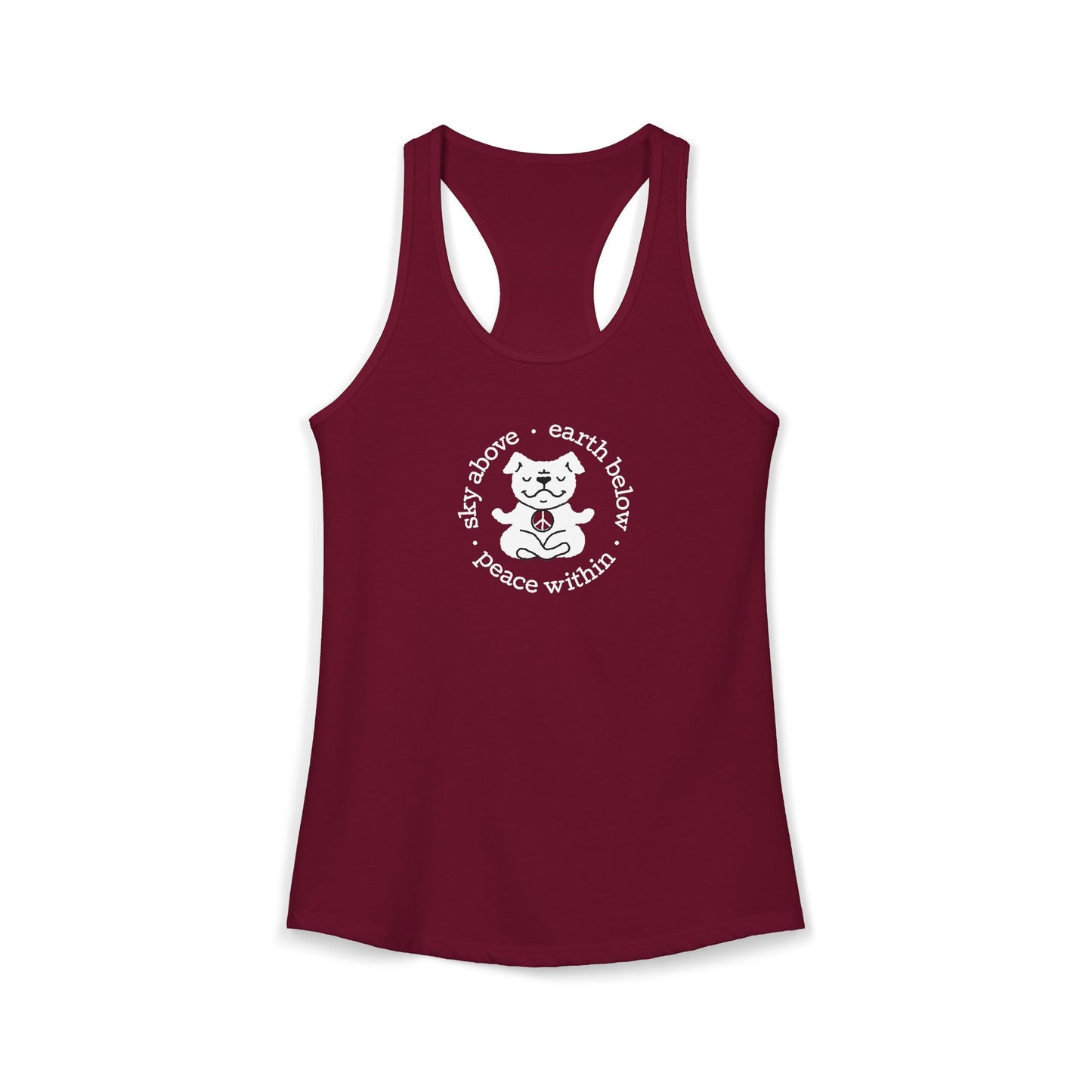 Peace Within Dog – Racerback