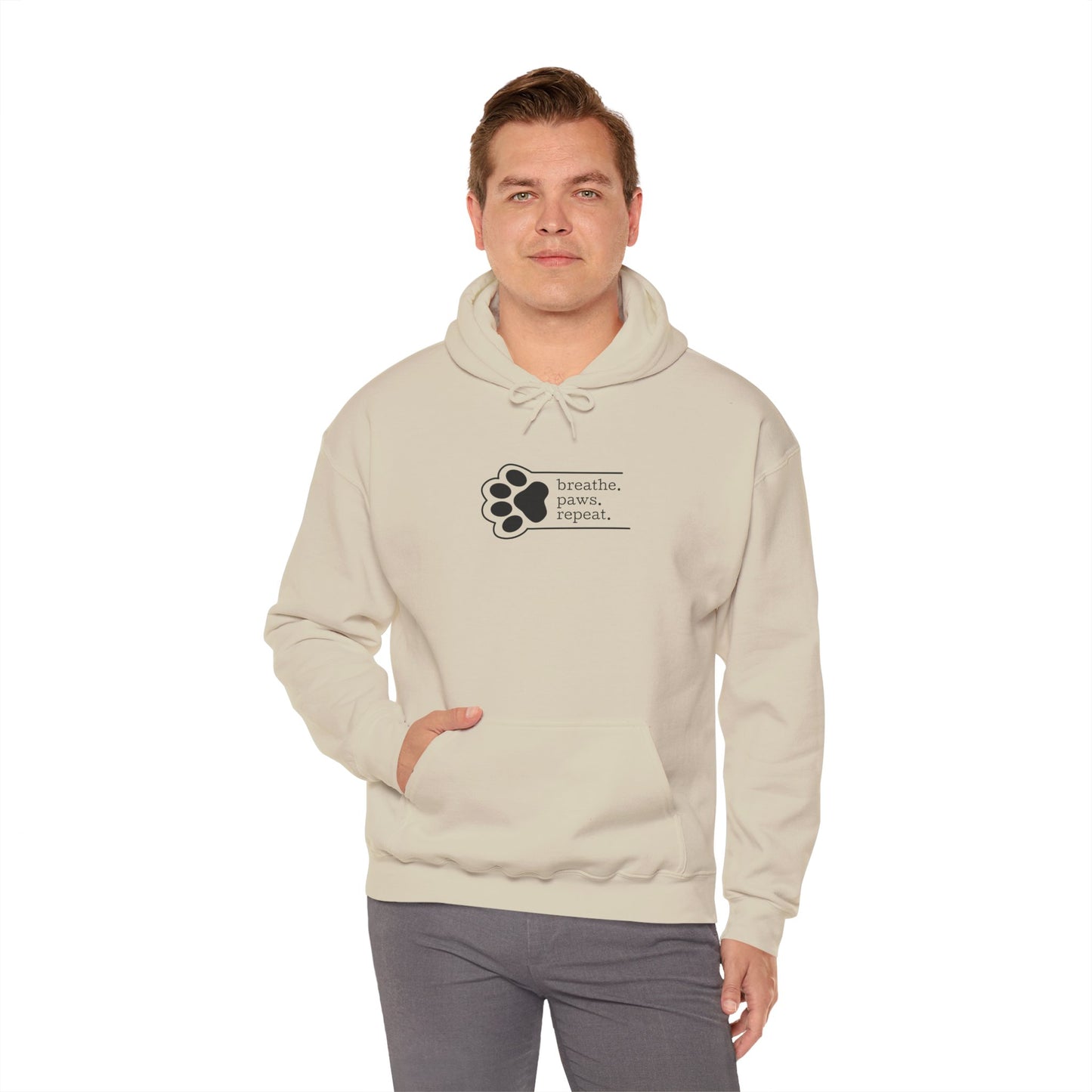 Breathe. Paws. Repeat. – Hoodie
