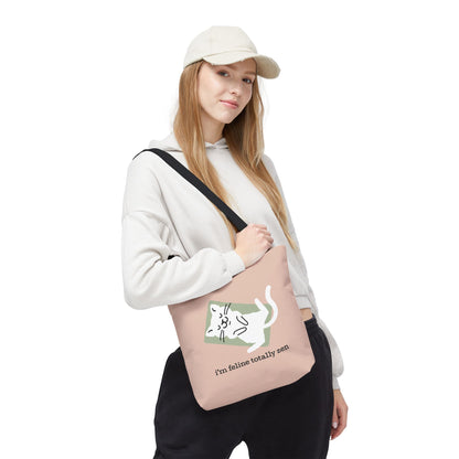 Feline Zen - Tote - Rose Beige