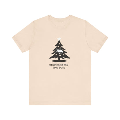 Tree Pose Cat - Tee