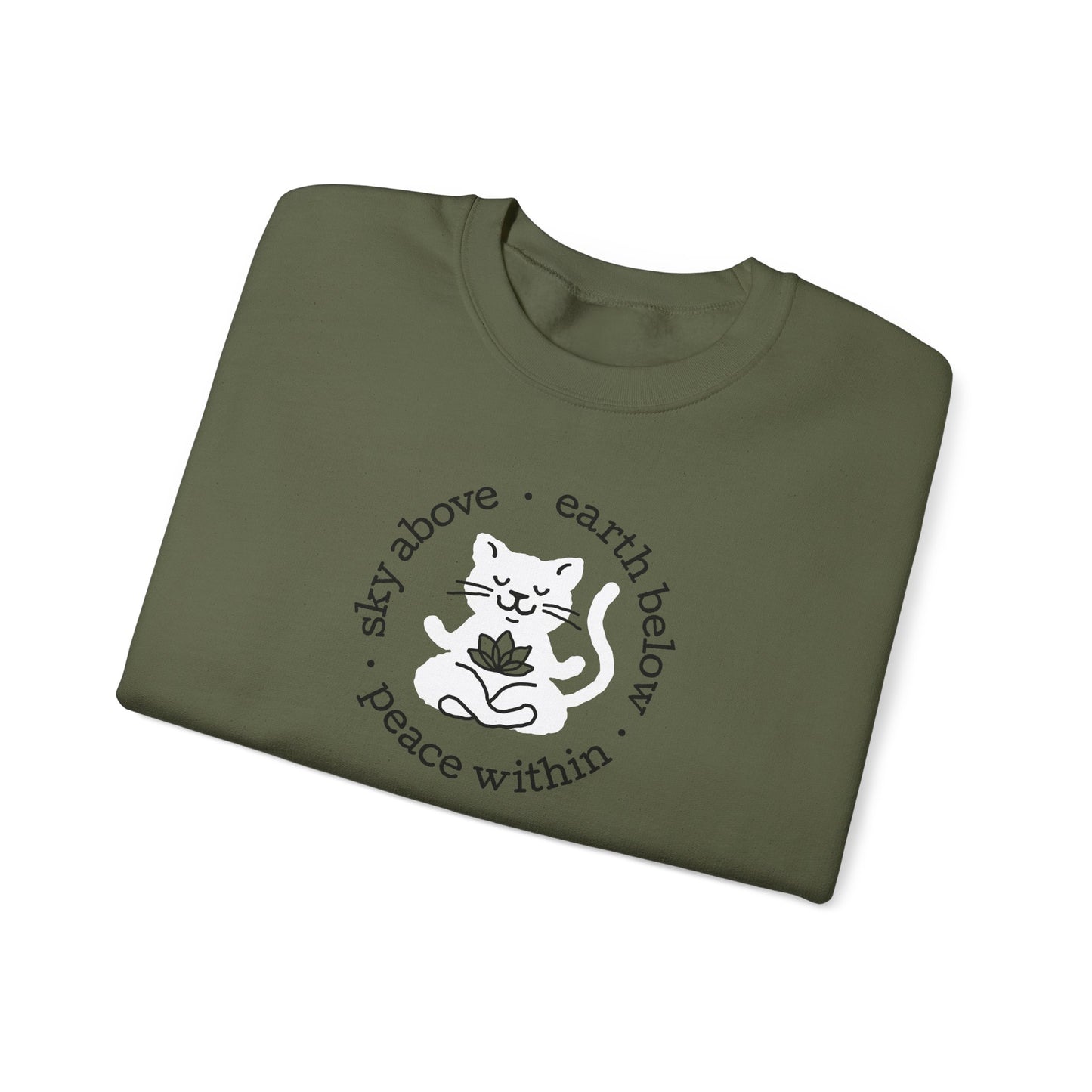 Peace Within Cat – Sweatshirt