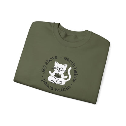 Peace Within Cat – Sweatshirt
