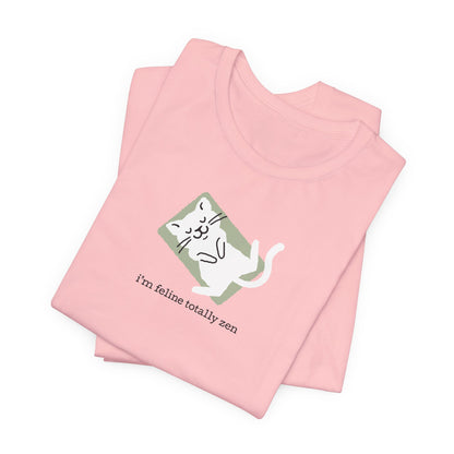 Feline Zen — Yoga Cat Tee