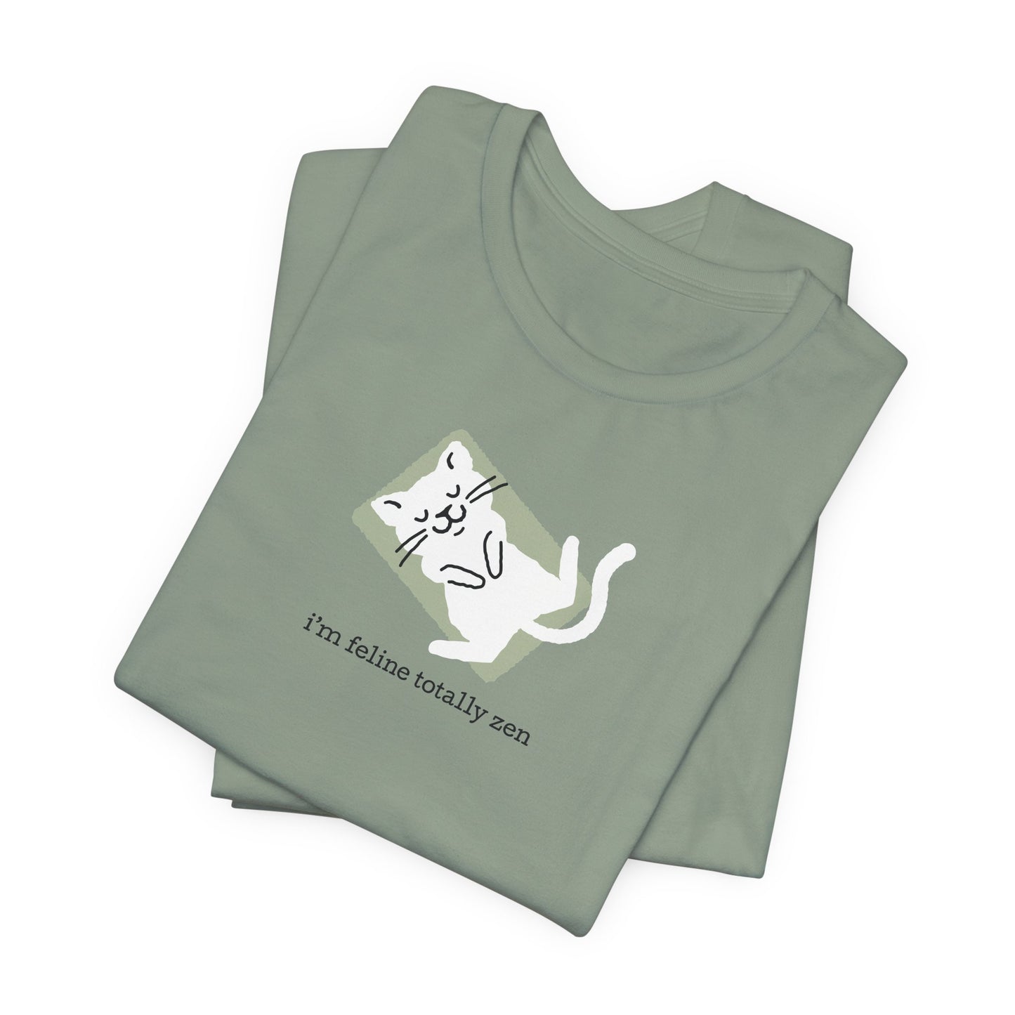 Feline Zen — Yoga Cat Tee