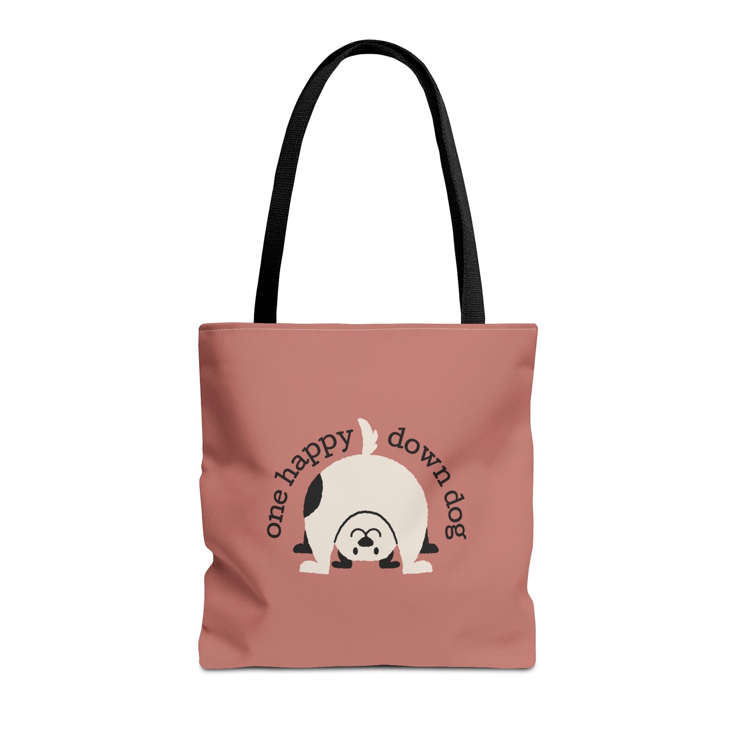 One Happy Down Dog – Tote - Rosewood