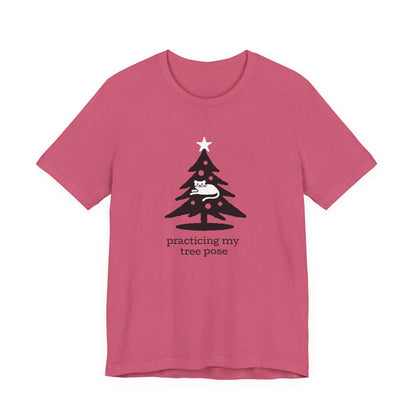 Tree Pose Cat - Tee