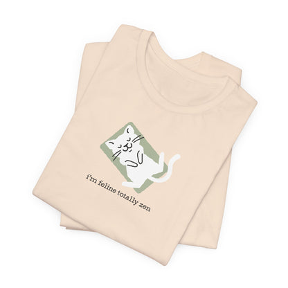 Feline Zen — Yoga Cat Tee