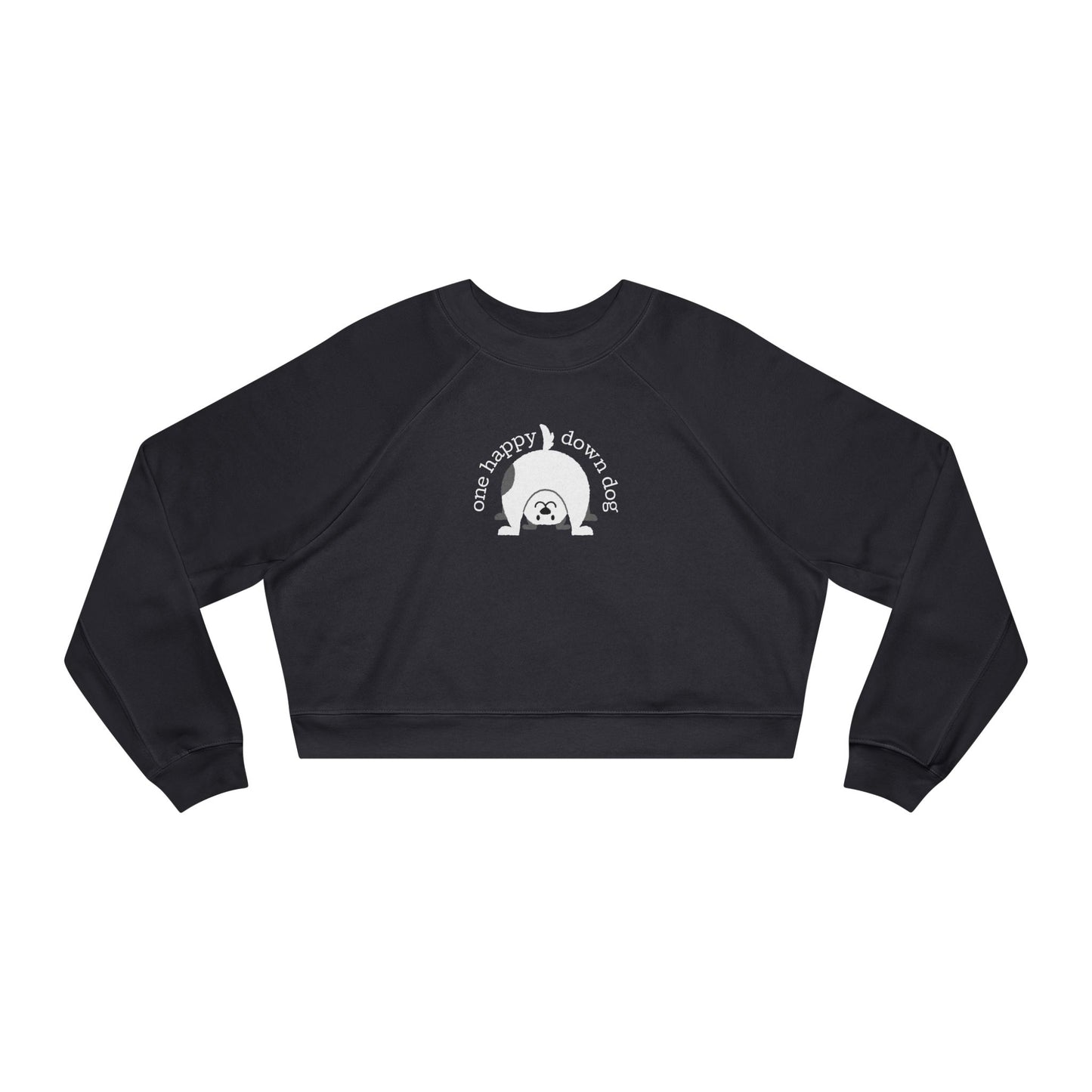 One Happy Down Dog – Cropped Sweatshirt