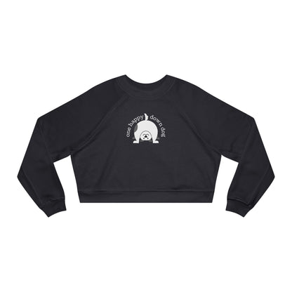 One Happy Down Dog – Cropped Sweatshirt