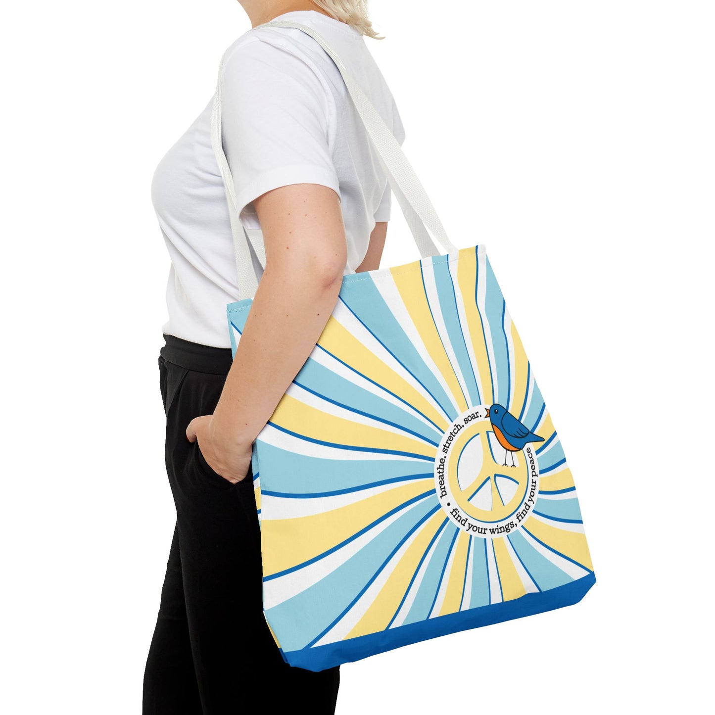 Breathe, Stretch, Soar - Tote