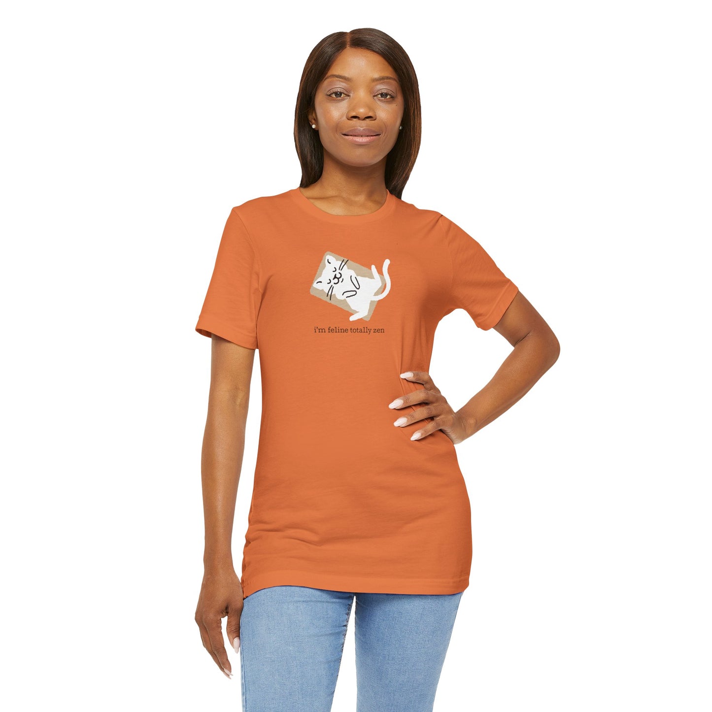 Feline Zen — Yoga Cat Tee