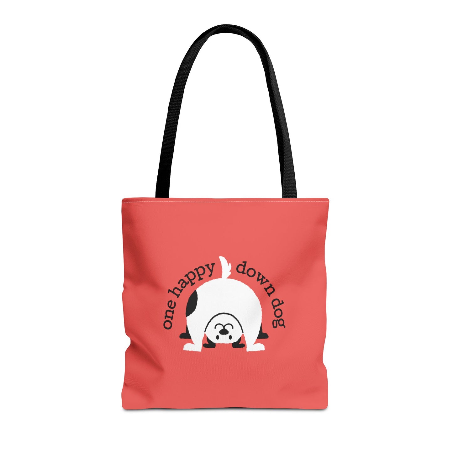 One Happy Down Dog – Tote - Tomato Red