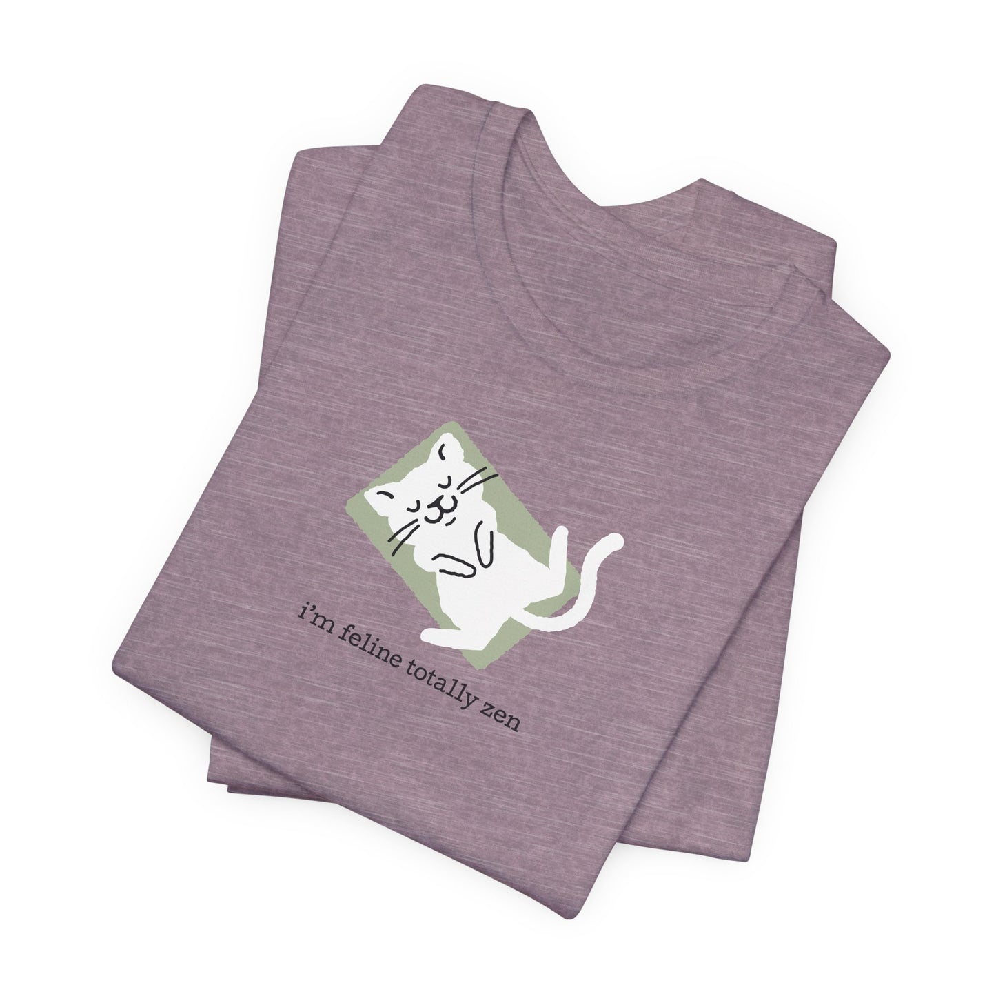 Feline Zen — Yoga Cat Tee