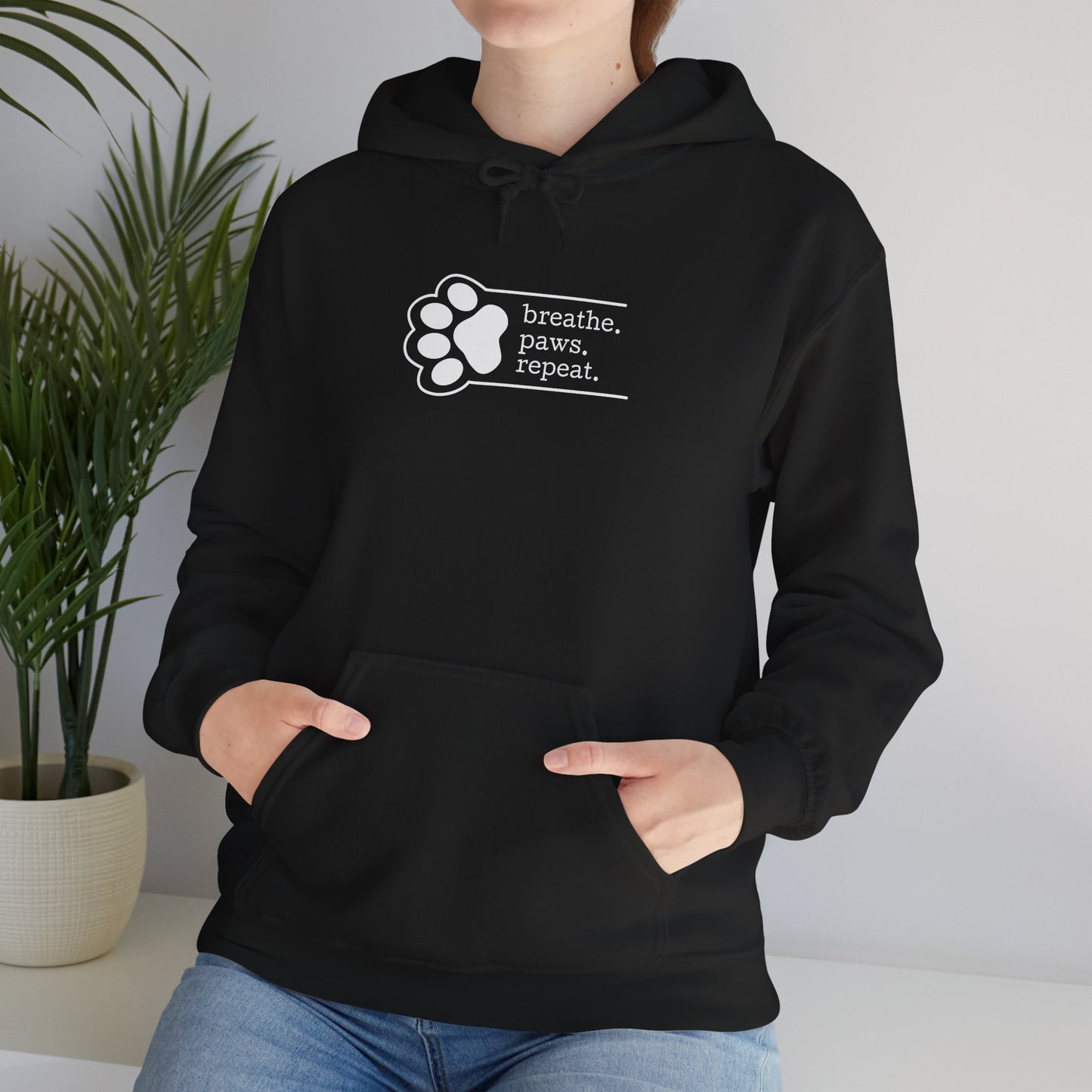 Breathe. Paws. Repeat. – Hoodie