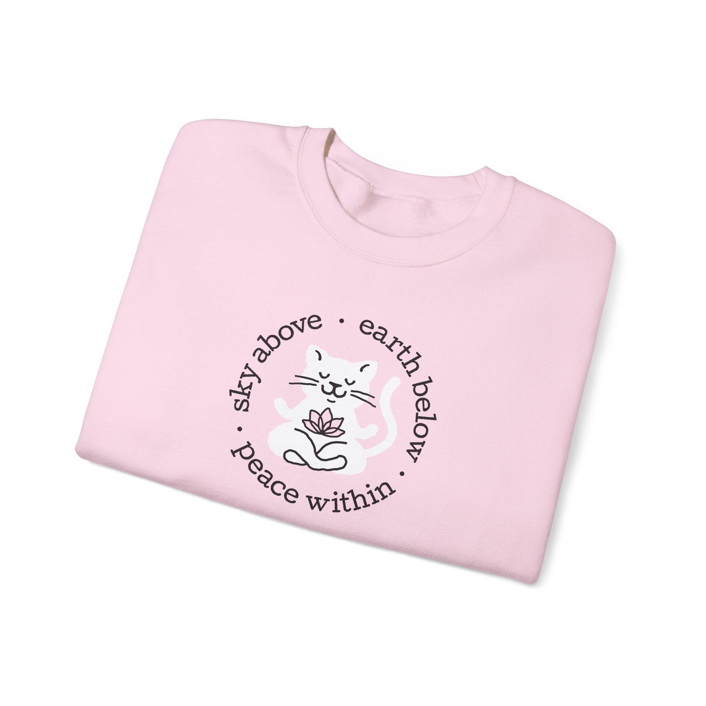 Peace Within Cat – Sweatshirt