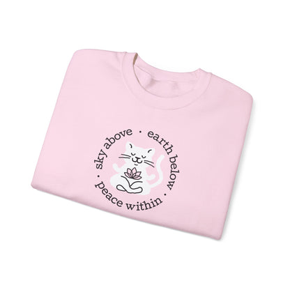 Peace Within Cat – Sweatshirt