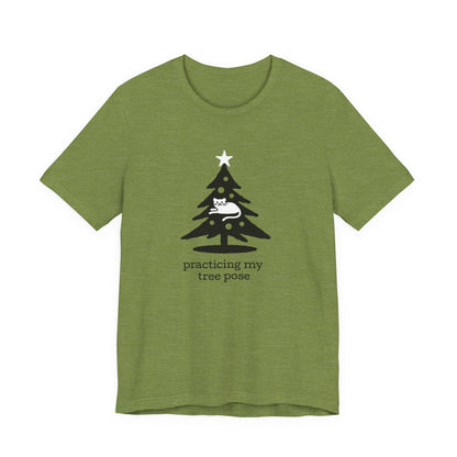 Tree Pose Cat - Tee