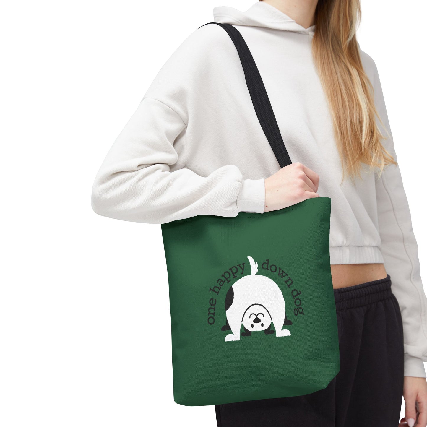 One Happy Down Dog – Tote - Emerald